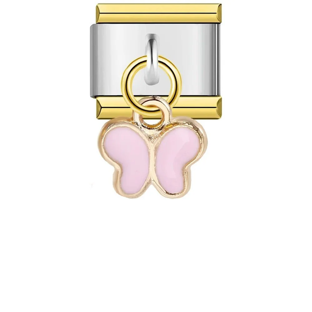 Pink Dangling Butterfly